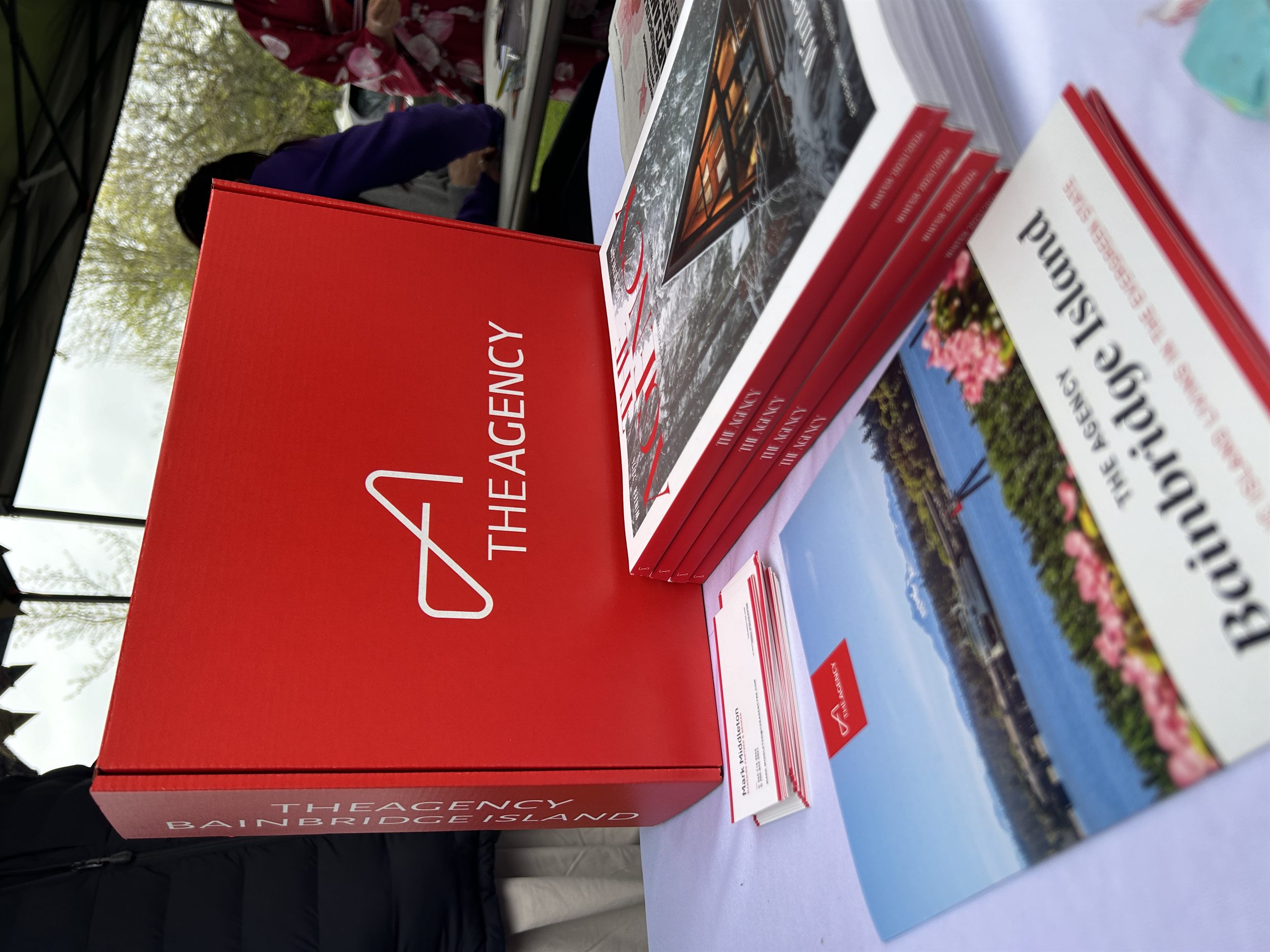 Volunteer support in action during a live festival moment.